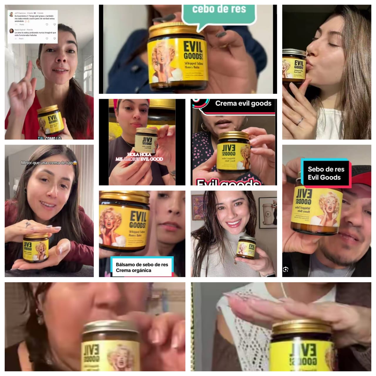 BALSAMO FACIAL DE RES Y MIEL - EVIL GOODS